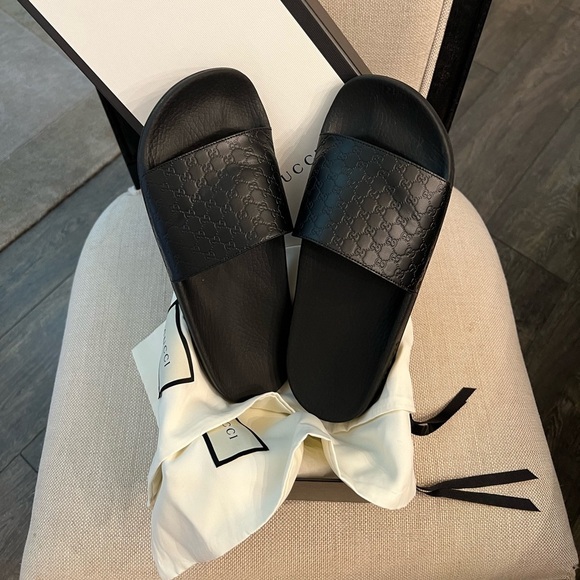 Gucci Shoes - Authentic Gucci Slides women - Micro Guccissima